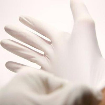 Shamrock Latex Industrial Powder Free Textured Gloves Size MEDIUM -  Case Pack Of 1000 Gloves