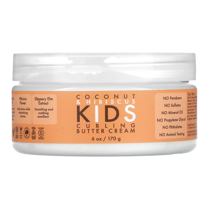 Shea Moisture Kids Coconut & Hibiscus Curling Butter Cream 6oz