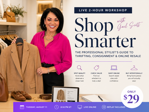 Shop Smarter: Thrifting & Resale Workshop with Gail Scott