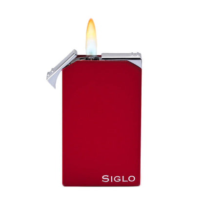 Siglo Twin Flames Shiny Red Lighter