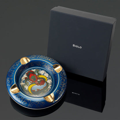 Siglo Year of The Dragon Porcelain Ashtray