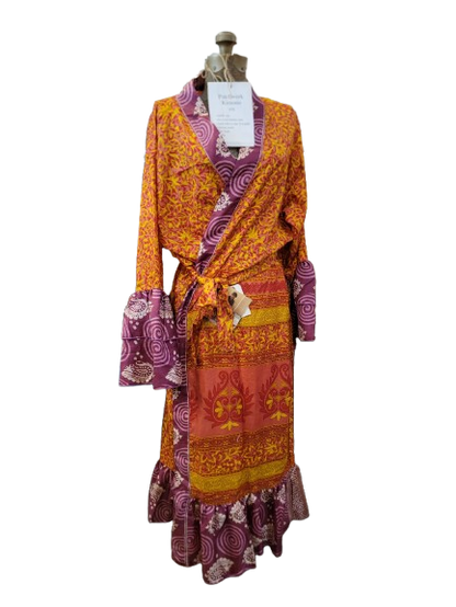 Silk Patchwork Kimono
