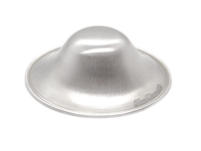 Silver Nursing Cups - Elegant Mommy