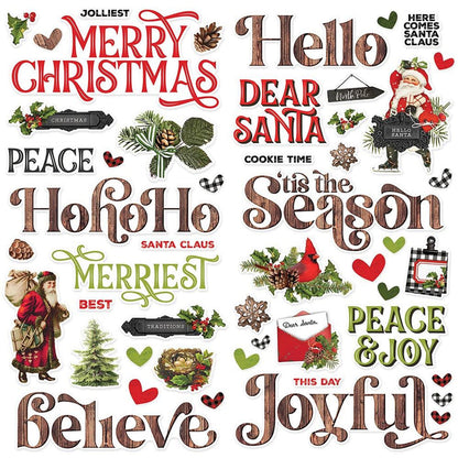 Simple Stories - Foam Stickers - 50/Pkg - Simple Vintage Christmas Lodge. If you want to add a bit of dimension to your projects these foam stickers will do the job. This package is sure to add the finishing touches to your projects. Available at Embellish Away located in Bowmanville Ontario Canada.