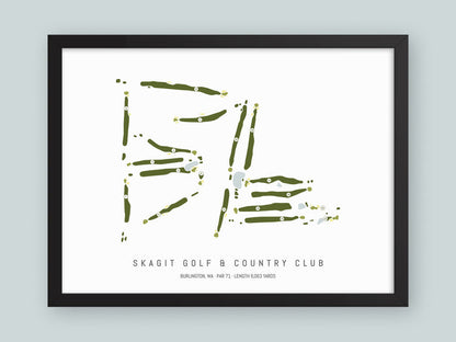 Skagit-Golf-And-Country-Club-WA--Black-Frame-24x18-With-Hole-Numbers