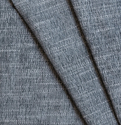 Slate performance woven fabric in textured solid gray-blue tone, made-to-order with short lead times, crafted in the USA