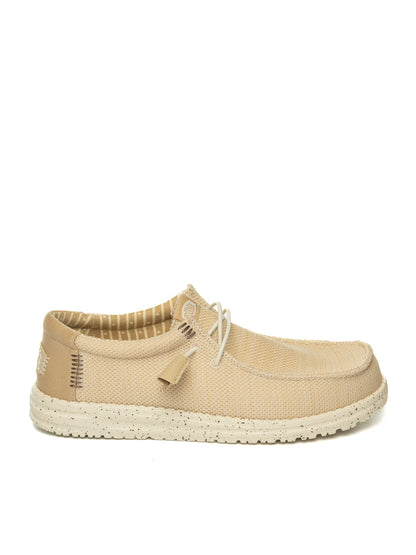 HEY DUDE slip on wally stretch cream 41898 WALLY STRETCH-0LZ