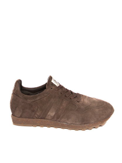 ALBERTO FASCIANI sneaker scamosciata espresso<BR/> 6500 SAMBUCO-ESPRESSO