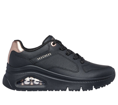 SKECHERS Sneaker uno idolized nero/rame 177767 UNO.IDOLIZED-BBK