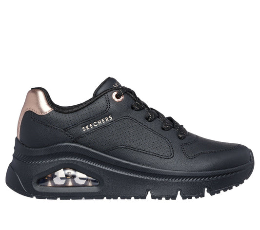 SKECHERS Sneaker uno idolized nero/rame 177767 UNO.IDOLIZED-BBK