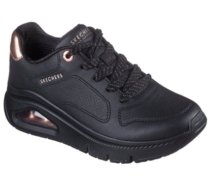 SKECHERS Sneaker uno idolized nero/rame 177767 UNO.IDOLIZED-BBK