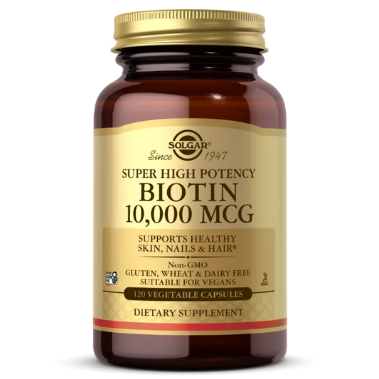 Solgar Biotin 10,000 mcg Super  High Potency Capules 120