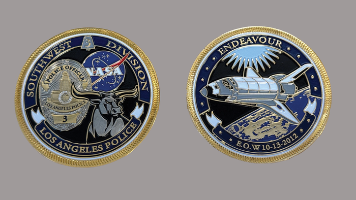 Southwest Division Endeavour Challenge Coin