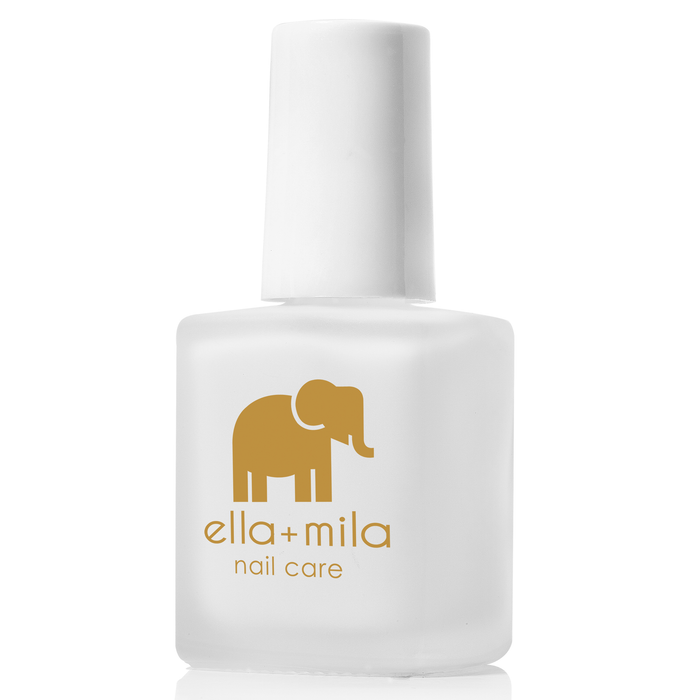 Spotless nail brightener bottle, white with brush cap