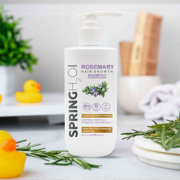 SPRING H2O Rosemary Shampoo, Conditioner & Hair Oil Giftset