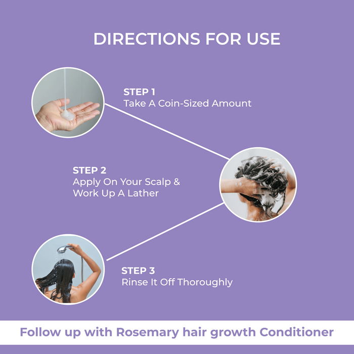 SPRING H2O Rosemary Shampoo, Conditioner & Hair Oil Giftset