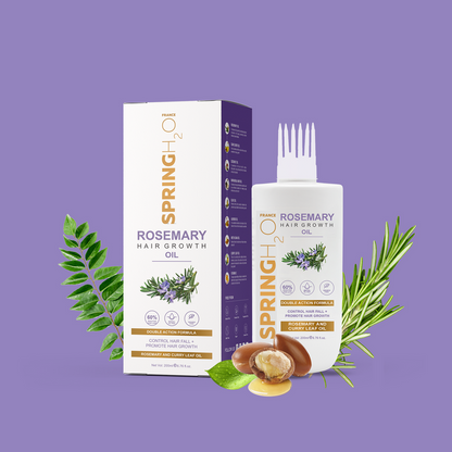 SPRING H2O Rosemary Shampoo, Conditioner & Hair Oil Giftset