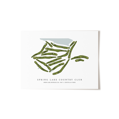Spring Lake Country Club | Golf Course Print | Unframed