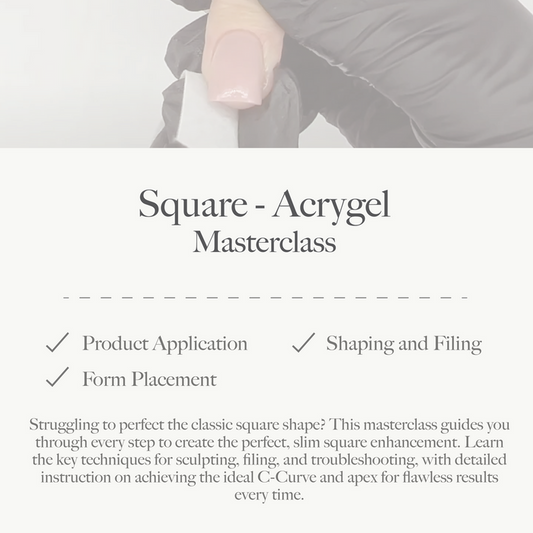 Square Shape in Acrygel Masterclass