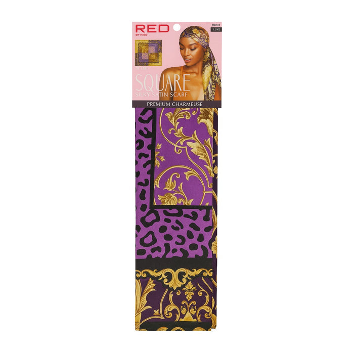Square Silky Satin Scarf [Luxe] #HQ191