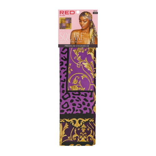 Square Silky Satin Scarf [Luxe] #HQ191