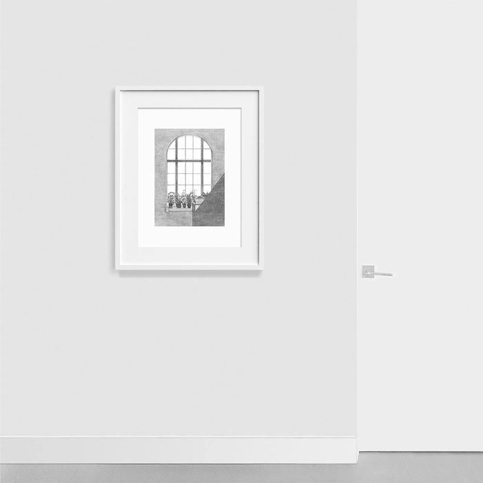 24 x 17.75 inches | Edition of 15 / White / Matted