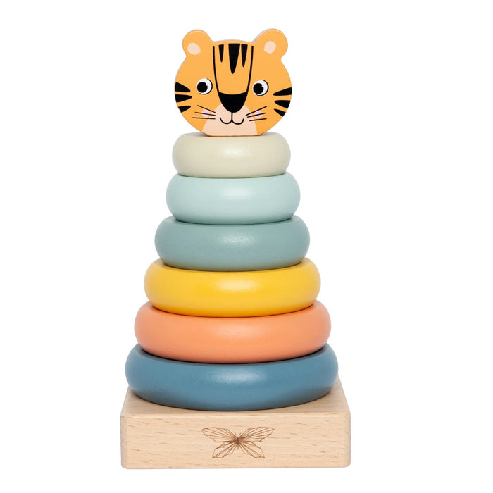 Holz-Stapelturm Tiger von byAstrup ab 12 Monaten