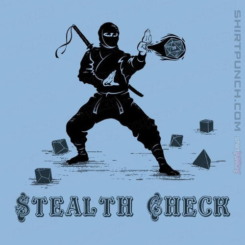 Secret_Shirts Magnets / 3"x3" / Powder Blue Stealth Check