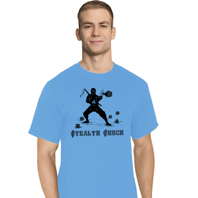 Secret_Shirts T-Shirts, Tall / Large / Royal Blue Stealth Check