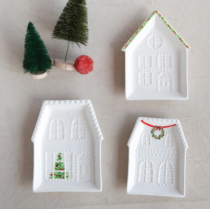 Stoneware Holiday Houses