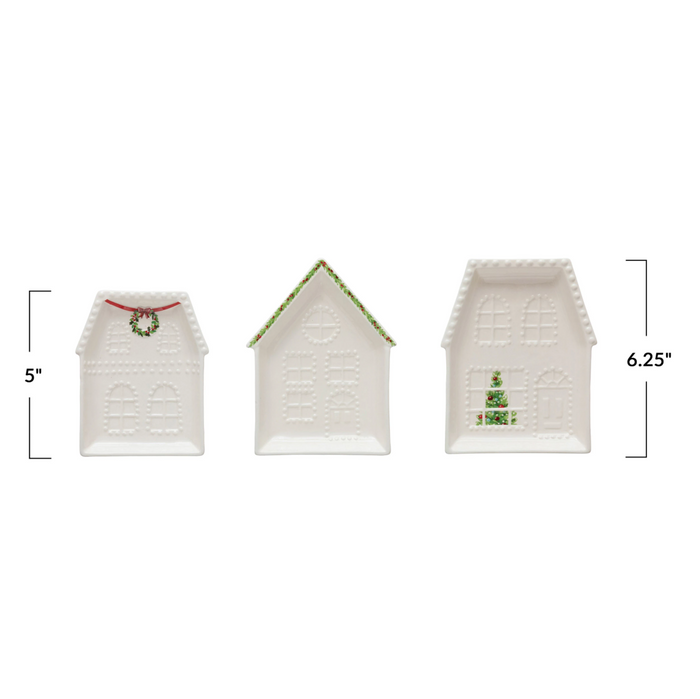 Stoneware Holiday Houses