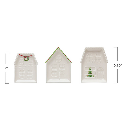 Stoneware Holiday Houses