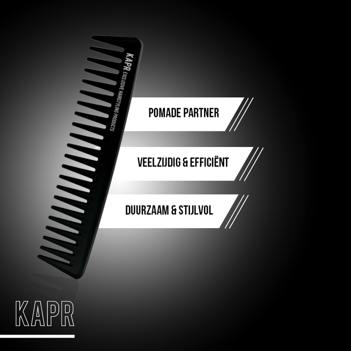 KAPR kam met tekst: puntige punten, flexibel en duurzaam ontwerp – productpresentatie.