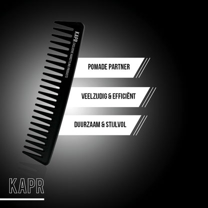 KAPR kam met tekst: puntige punten, flexibel en duurzaam ontwerp – productpresentatie.