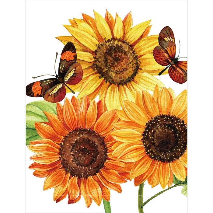 Sunflowers and Butterflies Diamond Painting Kit