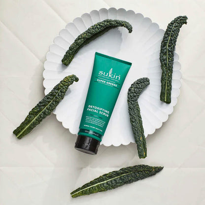 Kale with Super Greens Detoxifying Facial Scrub