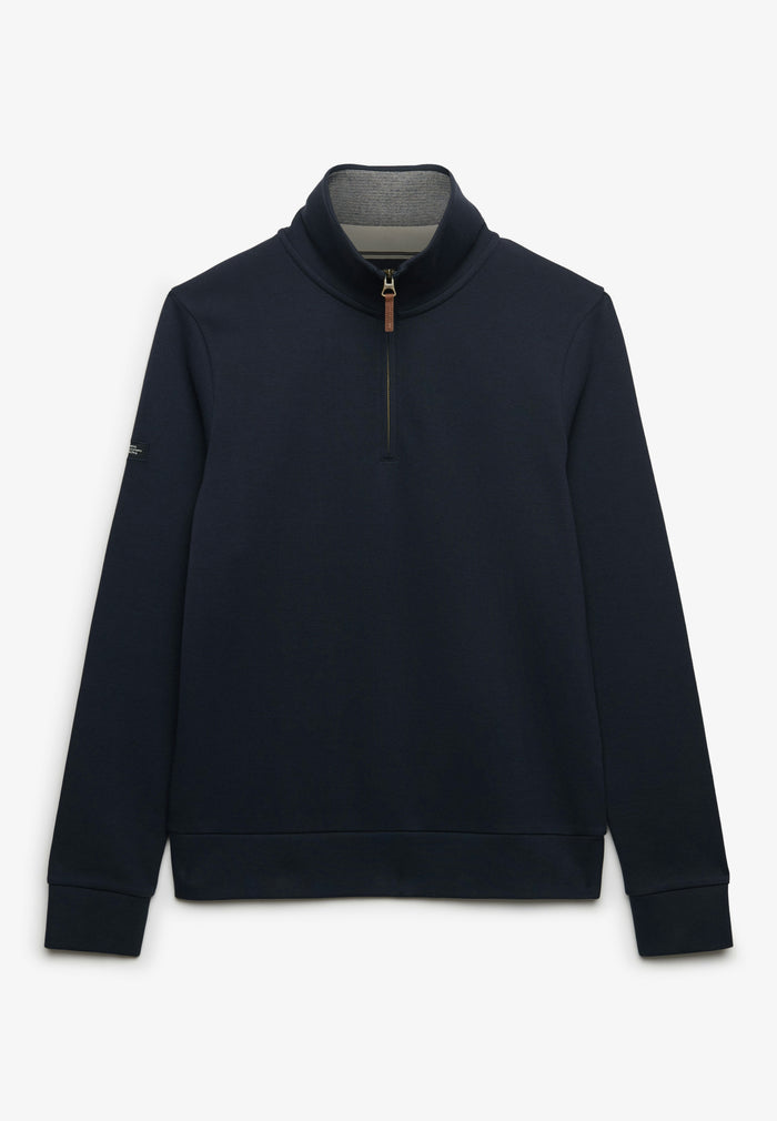 Superdry Essential Pique Half Zip Sweater