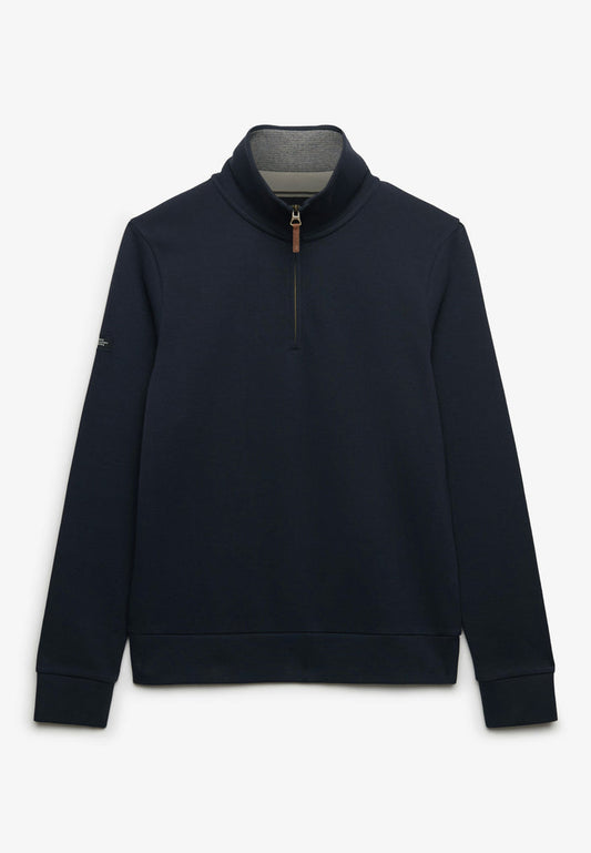 Superdry Essential Pique Half Zip Sweater
