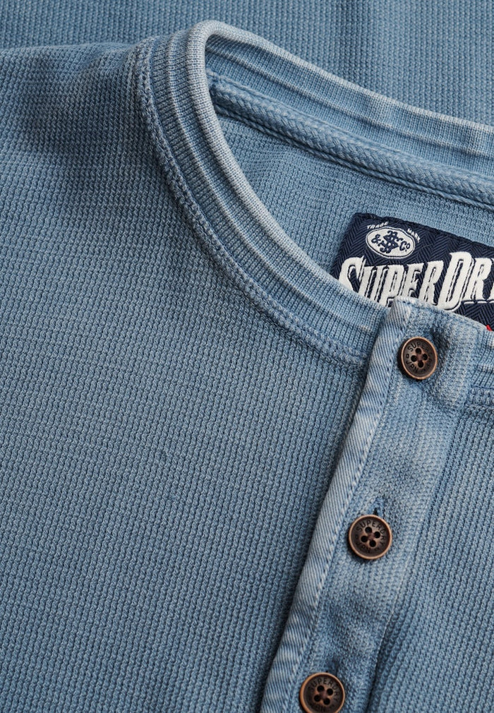 Superdry Textured Grandad L/S Top