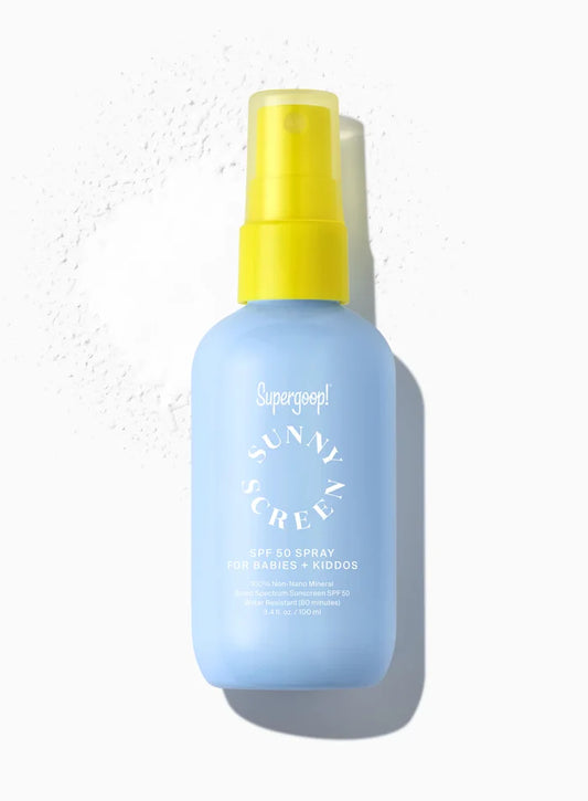Supergoop Sunnyscreen Spray SPF 50 3 100% Mineral ( For Babies & kiddos )