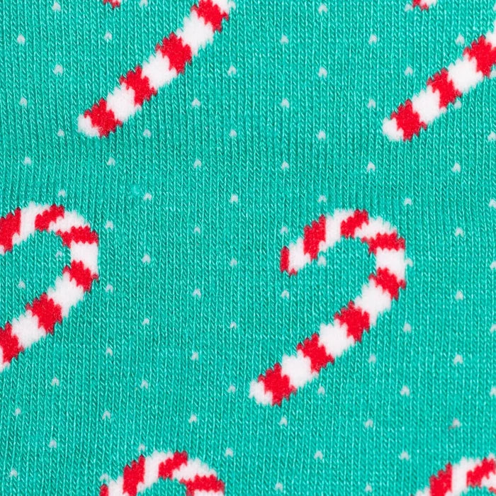 Swole Panda Candy Cane Socks