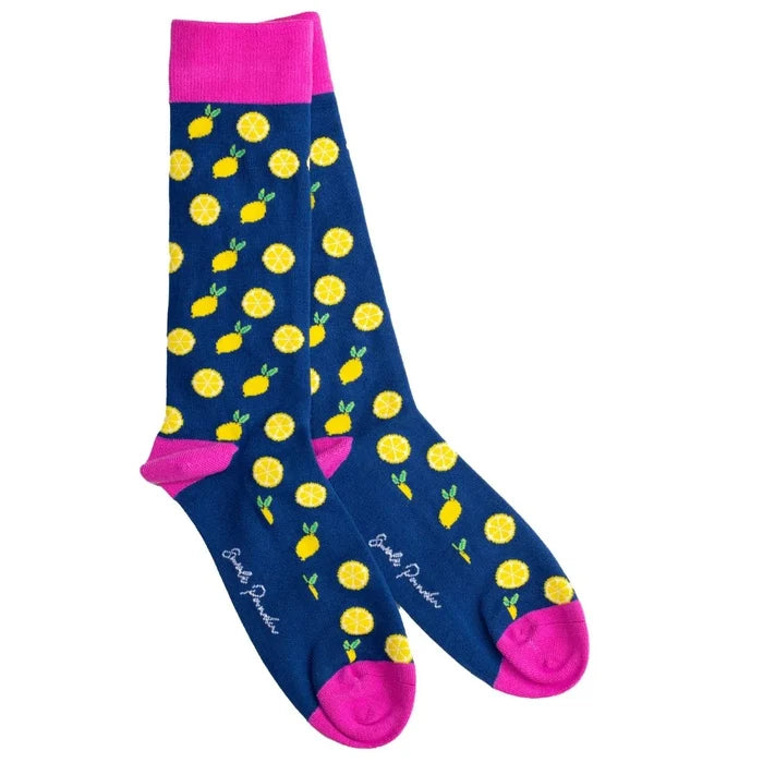 Swole Panda Lemon Socks