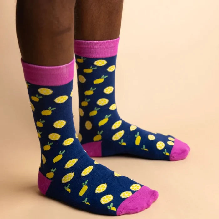 Swole Panda Lemon Socks