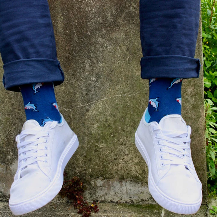 Swole Panda Shark Socks