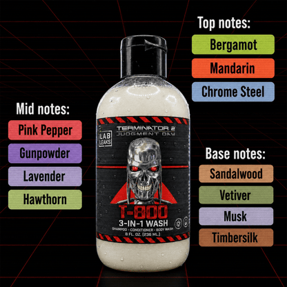 Terminator 2: T-800 3-in-1 Body Wash - Lockhart's Authentic Grooming Company, LLC