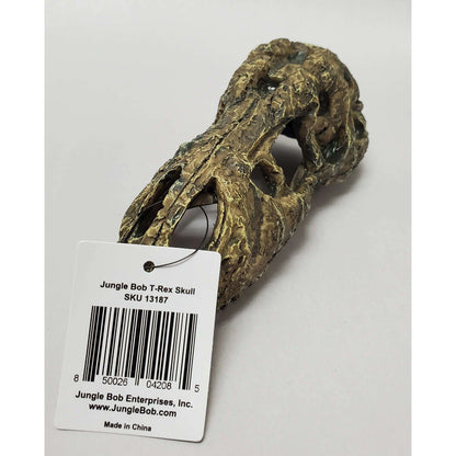 T-Rex Skull Decoration by Jungle Bob 5.5"x3"x2":Jungle Bob's Reptile World
