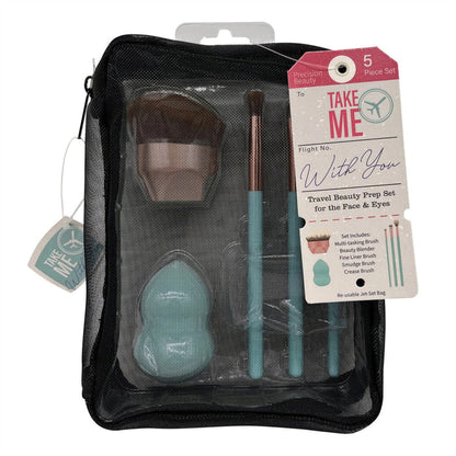 Take Me With You Brush & Blender Set With Bag - ikatehouse