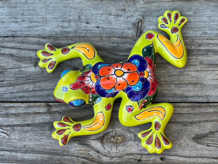Talavera Wall Decor Frog 12" TF109