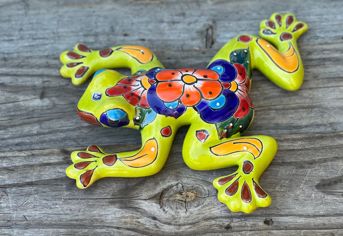 Talavera Wall Decor Frog 12" TF109