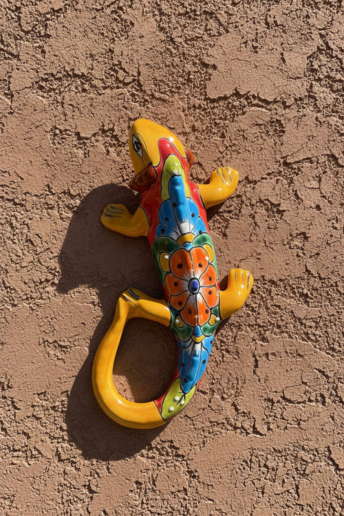 Talavera Wall Decor Gecko Iguana 13" TI13006